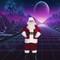 Velveteen Santa Suit with Plush Trim, Vinyl Boot Tops, Gloves, and Matching Belt Set